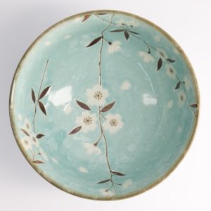 Light Blue Sakura Schale – 17×9 cm, 900 ml